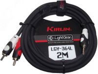 Cable tipo "Y" mini plug a 2 RCA machos, 2mts. Cod: EXT-006